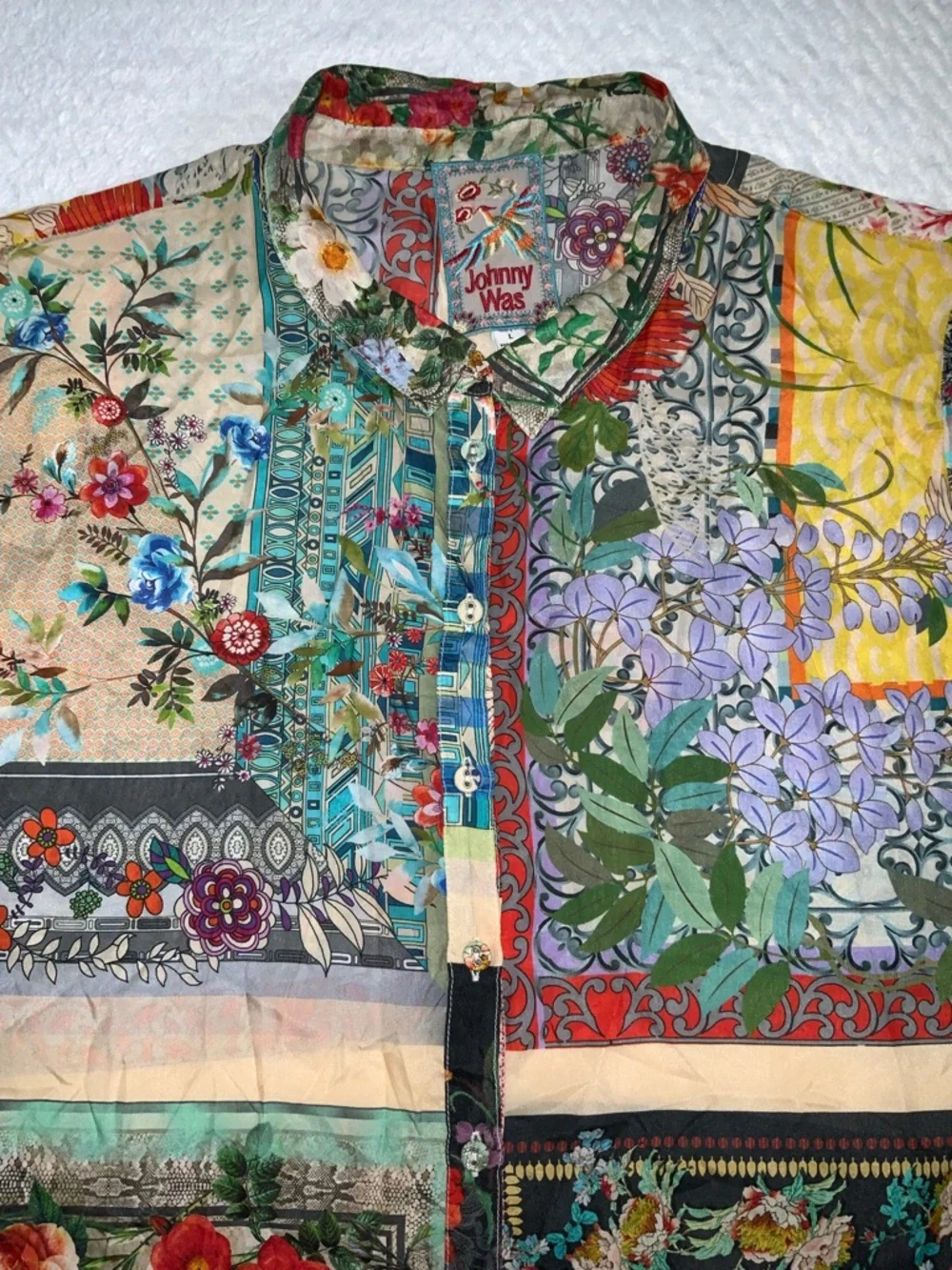 JOHNNY WAS CALLAWAY TASHA TUNIC - Picture 3 of 10
